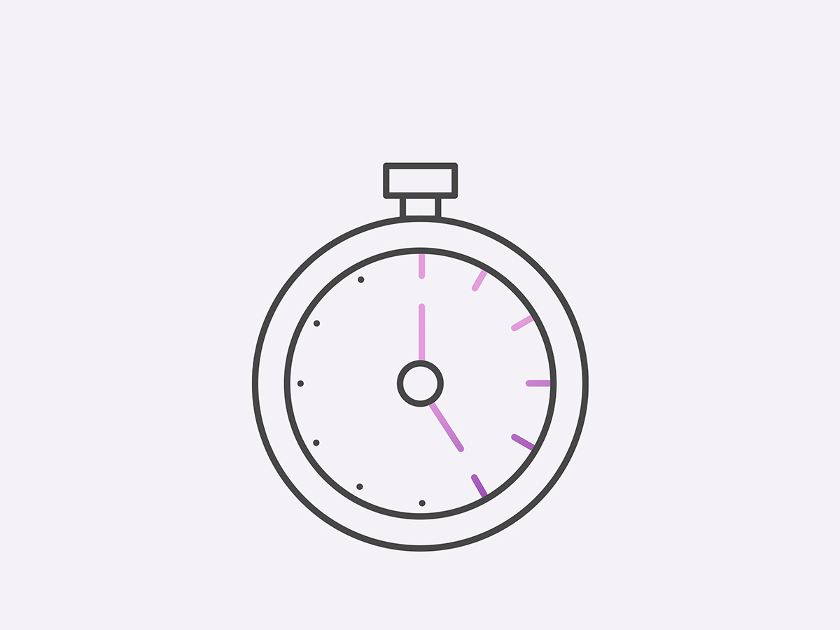 Illustration of stop watch