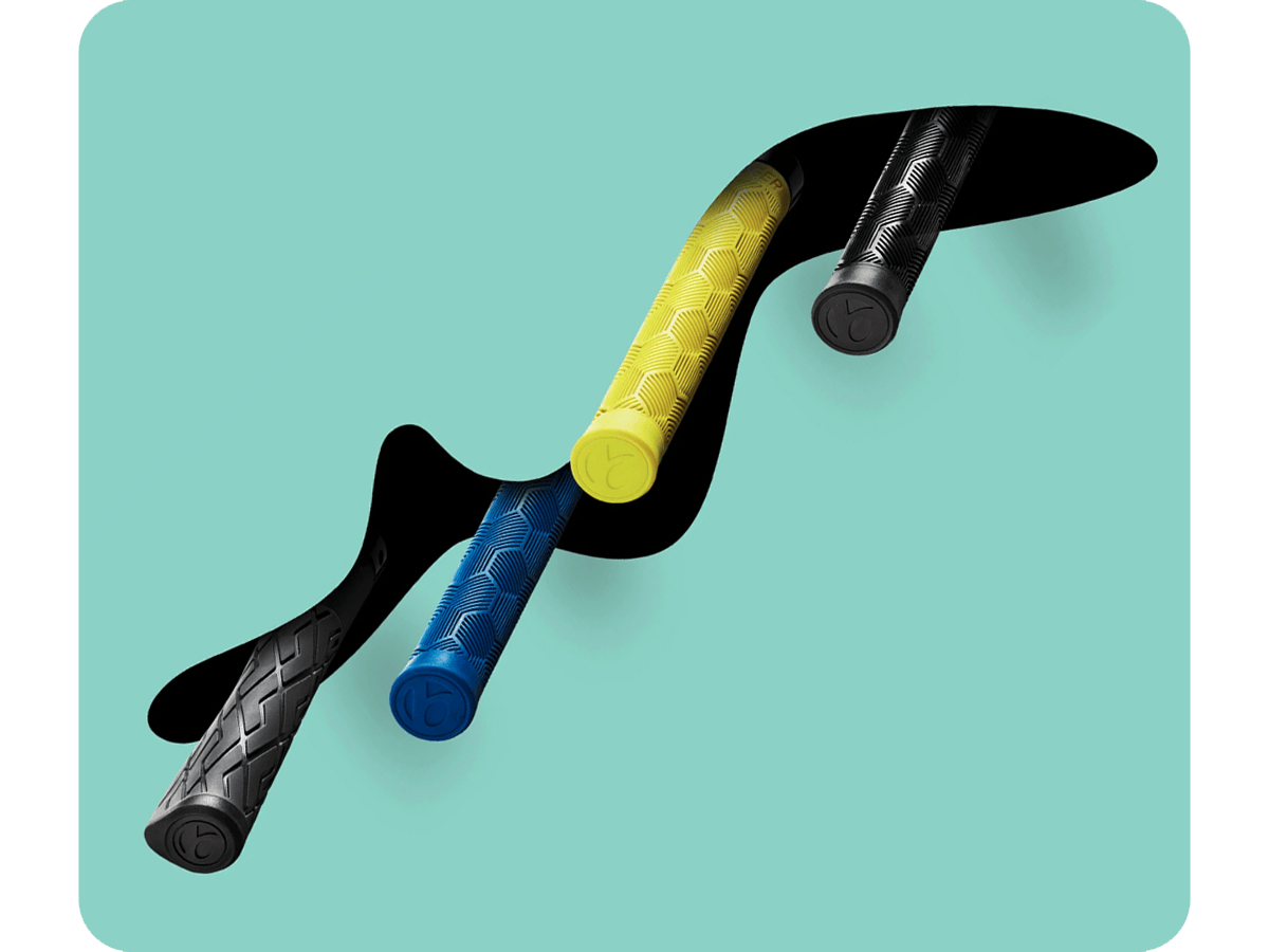 Eco-friendly grips in a variety of colors